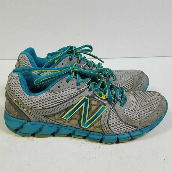 New Balance Running Shoes Women 6.5 B Gray 750 V2 W750SG2 Athletic Lace Up - Picture 2 of 9